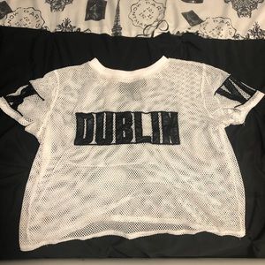 A see through cute top from rue 21